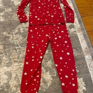 Pottery Bark Kids red star 4T pjs